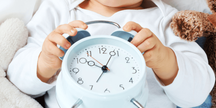 Clocks going back and baby sleep