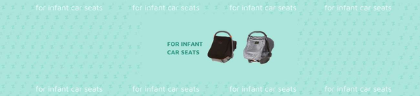 Car seat canopies and sun shades