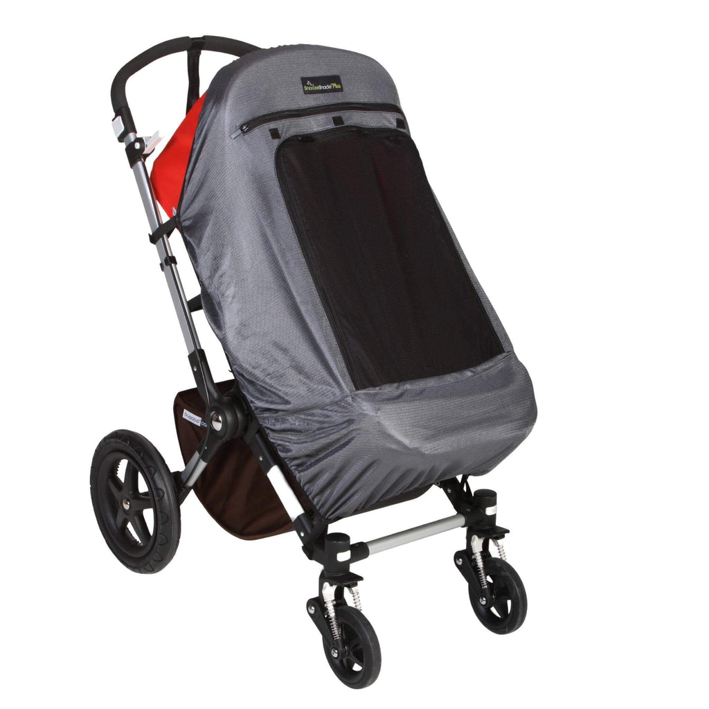 SnoozeShade Plus Deluxe (6m+) stroller and pushchair sunshade | Universal fit | | Blocks up to 97.5% of UV - SnoozeShade UK